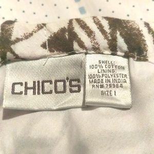 Skirt with lining....by CHICO......size 1..